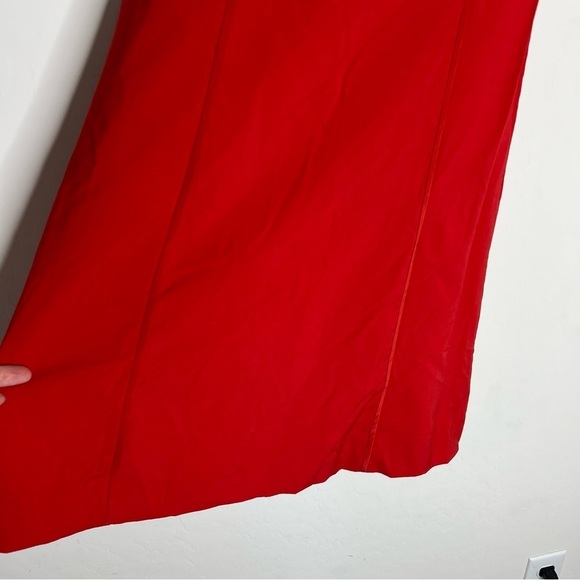 Tory Burch Megan Dress Madras Red - Picture 4 of 8